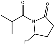 2-Pyrrolidinone,  5-fluoro-1-(2-methyl-1-oxopropyl)- Struktur