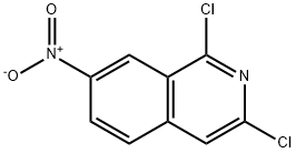 1,3-DICHLORO-7-NITROISOQUINOLINE Struktur