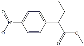 methyl 2-(4-nitrophenyl)butanoate Struktur