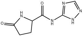 5-oxo-N-1H-1,2,4-triazol-3-ylpyrrolidine-2-carboxamide Struktur