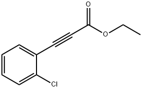 (2-CHLORO-PHENYL)-PROPYNOIC ACID ETHYL ESTER Struktur