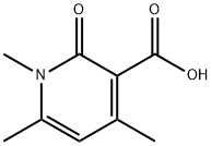 1,4,6-TRIMETHYL-2-OXO-1,2-DIHYDRO-PYRIDINE-3-CARBOXYLIC ACID Struktur