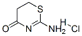 5,6-dihydro-4-oxo-4H-1,3-thiazin-2-amine monohydrochloride  Struktur