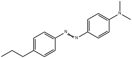 N,N-Dimethyl-p-[(p-propylphenyl)azo]aniline Struktur