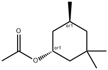 trans-3,3,5-trimethylcyclohexyl acetate Struktur