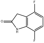 4,7-DIFLUORO-2-OXYINDOLE Struktur