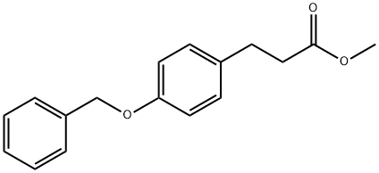 METHYL 3-(4-(BENZYLOXY)PHENYL)PROPANOATE Struktur