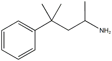 (1,3-dimethyl-3-phenylbutyl)amine(SALTDATA: HCl) Struktur