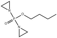 Bis(1-aziridinyl)phosphinic acid butyl ester Struktur