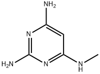 Pyrimidine, 2,4-diamino-6-(methylamino)- (8CI) Struktur