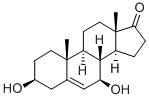 5-ANDROSTEN-3-BETA, 7-BETA-DIOL-17-ONE Struktur