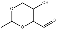 5-hydroxy-2-methyl-1,3-dioxane-4-carbaldehyde  Struktur