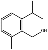 Benzenemethanol, 2-methyl-6-(1-methylethyl)- (9CI) Struktur