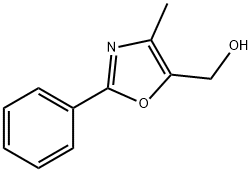 (4-METHYL-2-PHENYL-1,3-OXAZOL-5-YL)METHANOL Struktur