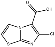 6-CHLORO-IMIDAZO[2,1-B]THIAZOLE-5-CARBOXYLIC ACID Struktur