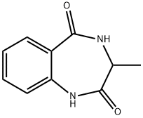 3-Methyl-3,4-dihydro-1H-benzo[e][1,4]diazepine-2,5-dione Struktur