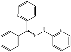 (2-Pyridyl)phenyl ketone (2-pyridyl)hydrazone Struktur