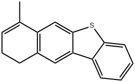 9,10-Dihydro-7-methylbenzo[b]naphtho[2,3-d]thiophene Struktur