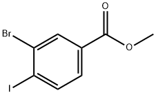 3-BROMO-4-IODOBENZOIC ACID METHYL ESTER Struktur