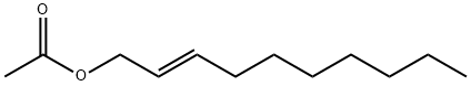 ACETIC ACID TRANS-2-DECEN-1-YL ESTER Struktur