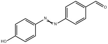 Benzaldehyde, 4-[2-(4-hydroxyphenyl)diazenyl]- Struktur