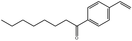 4-Octanoylstyrene Struktur