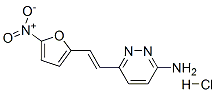 6-[2-(5-nitro-2-furyl)vinyl]pyridazin-3-amine hydrochloride  Struktur