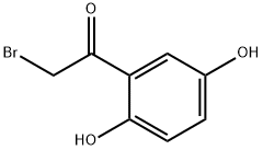 2-bromo-2-5-dihydroxyacetophenone  Struktur