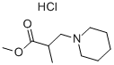 methyl alpha-methylpiperidine-1-propionate hydrochloride Struktur