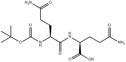 Boc-Gln-Gln-OH Struktur