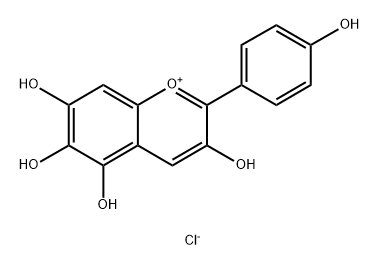 Aurantinidin chloride Struktur