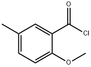 Benzoyl chloride, 2-methoxy-5-methyl- (9CI) Struktur