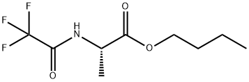 N-(Trifluoroacetyl)alanine butyl ester Struktur