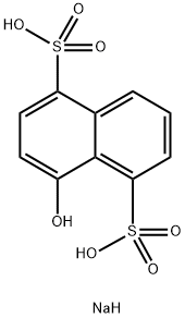 disodium 4-hydroxynaphthalene-1,5-disulphonate Struktur