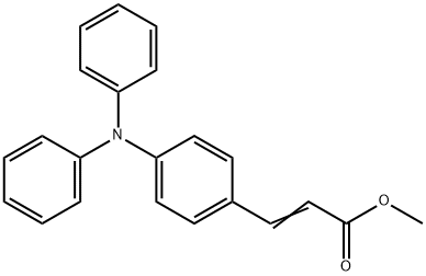 4-(Diphenylamino)cinnamic acid methyl ester Struktur