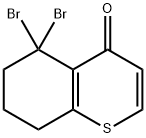 5,5-Dibromo-6,7-dihydro5H-benzo[b]thiophen-4-one Struktur