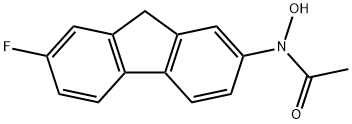 7-FLUORO-N-HYDROXY-N-2-ACETYLAMINOFLUORENE Struktur