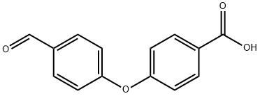 4-(4-FORMYLPHENOXY)BENZOIC ACID Struktur