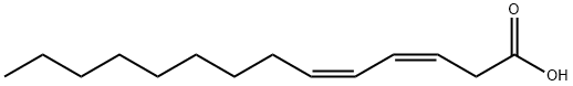 (3Z,5Z)-3,5-Tetradecadienoic acid Struktur