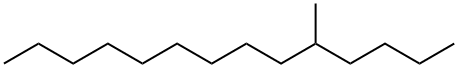 5-METHYLTETRADECANE Struktur