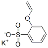 potassium vinyloxybenzenesulphonate Struktur