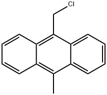 9-Methyl-10-(chloromethyl)anthracene Struktur