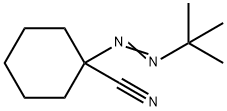 1-(tert-butylazo)cyclohexanecarbonitrile Struktur