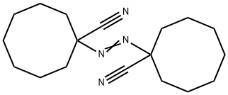 1,1'-Azobis(cyclooctanecarbonitrile) Struktur