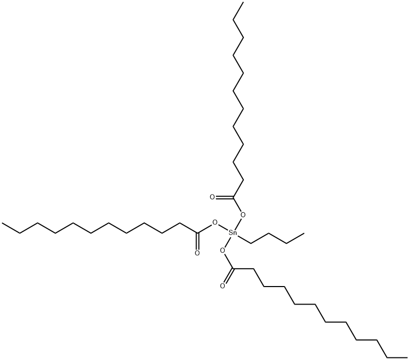 butyltris[(1-oxododecyl)oxy]stannane  Struktur