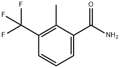 2-Methyl-3-(trifluoromethyl)benzamide Struktur