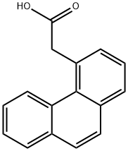 4-Phenanthreneacetic acid Struktur