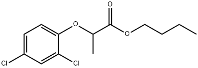 butyl 2-(2,4-dichlorophenoxy)propionate Struktur