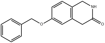 1,4-DIHYDRO-6-PHENYLMETHOXY-3(2H)-ISOQUINOLINONE Struktur