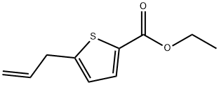 3-(5-ETHOXYCARBONYL-2-THIENYL)-1-PROPENE Struktur